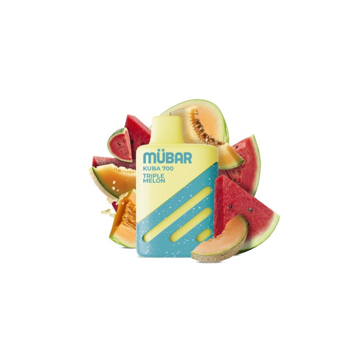 Mübar TRIPLE MELON Kuba 700 PUFFS Pod Desechable