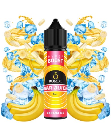 Longfill BANANA ICE HYPER BOOST Bar Juice By Bombo