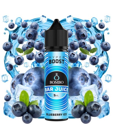 Longfill BLUEBERRY ICE HYPER BOOST Bar Juice By Bombo