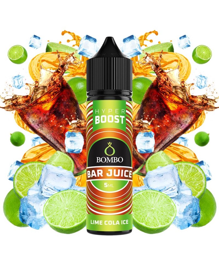 Longfill LIME COLA ICE HYPER BOOST Bar Juice By Bombo