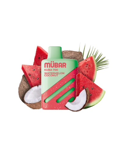 Mübar WATERMELON COCONUT Kuba 700 PUFFS Pod Desechable