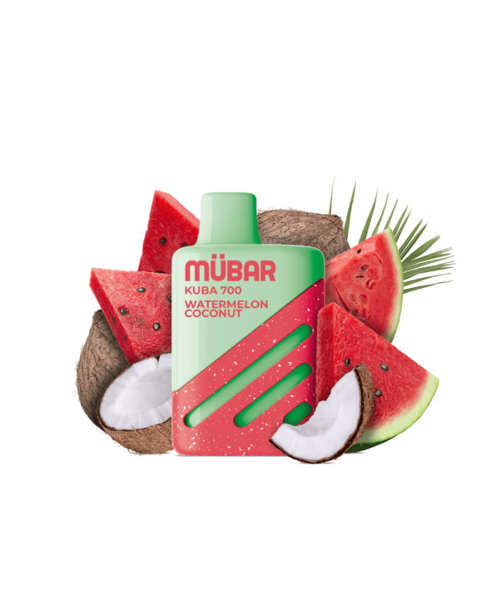 Mübar WATERMELON COCONUT Kuba 700 PUFFS Pod Desechable