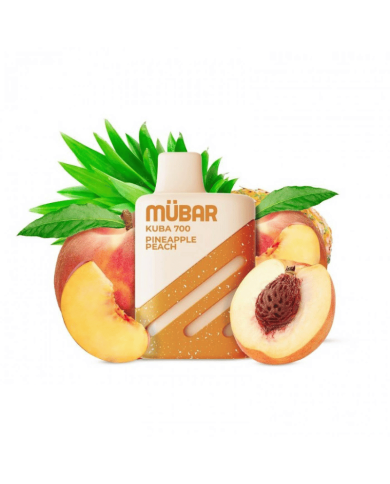 Mübar PINEAPPLE PEACH Kuba 700 PUFFS Pod Desechable