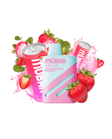 Mübar STRAWBERRY ENERGY Kuba 700 PUFFS Pod Desechable
