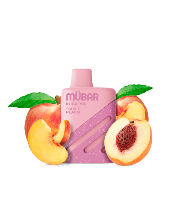 Mübar TRIPLE PEACH Kuba 700 PUFFS Pod Desechable