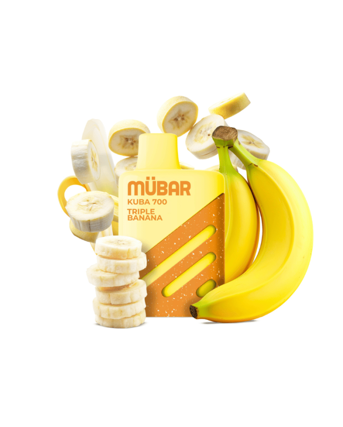Mübar TRIPLE BANANA Kuba 700 PUFFS Pod Desechable