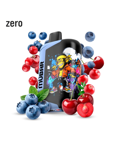 Mübar BLUEBERRY CHERRY CRANBERRY ICE ZERO Eden Beast 50K Pod Desechable