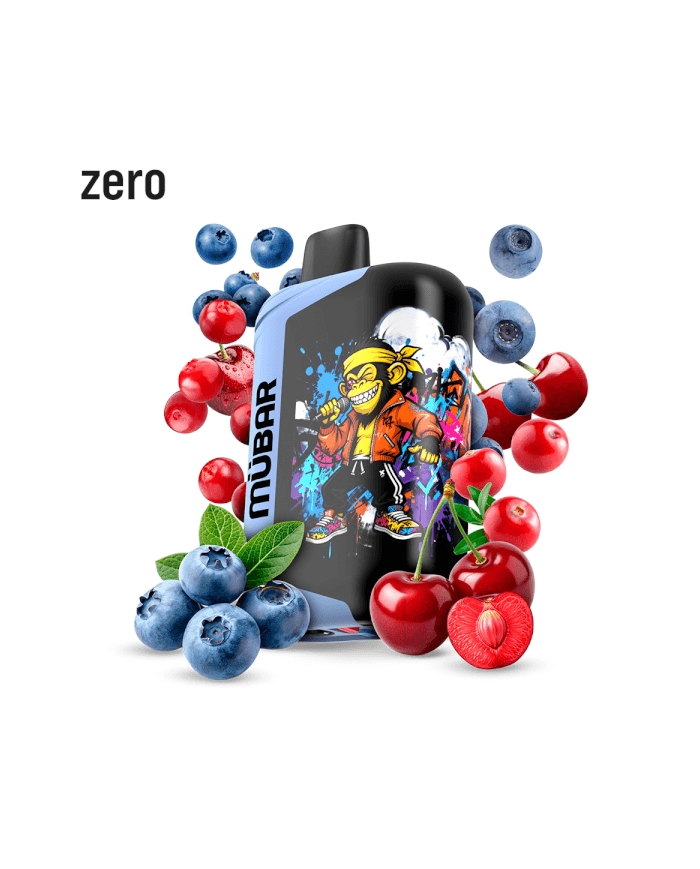 Mübar BLUEBERRY CHERRY CRANBERRY ICE ZERO Eden Beast 50K Pod Desechable