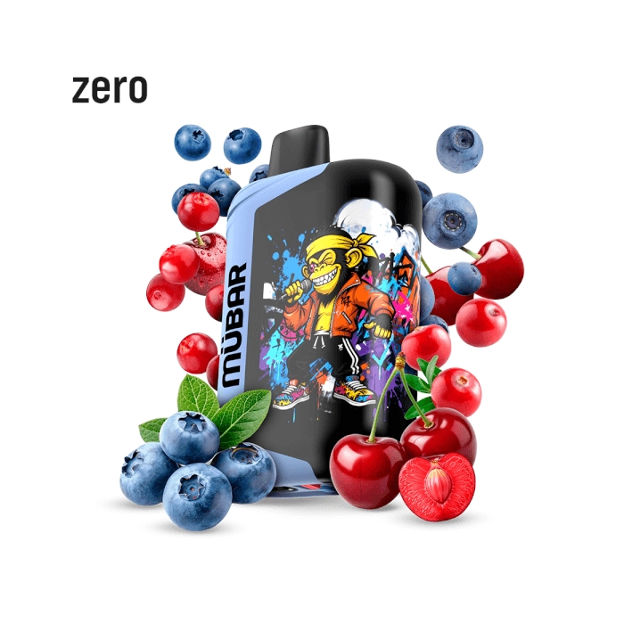 Mübar BLUEBERRY CHERRY CRANBERRY ICE ZERO Eden Beast 50K Pod Desechable