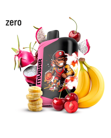 Mübar DRAGON FRUIT BANANA CHERRY ICE ZERO Eden Beast 50K Pod Desechable