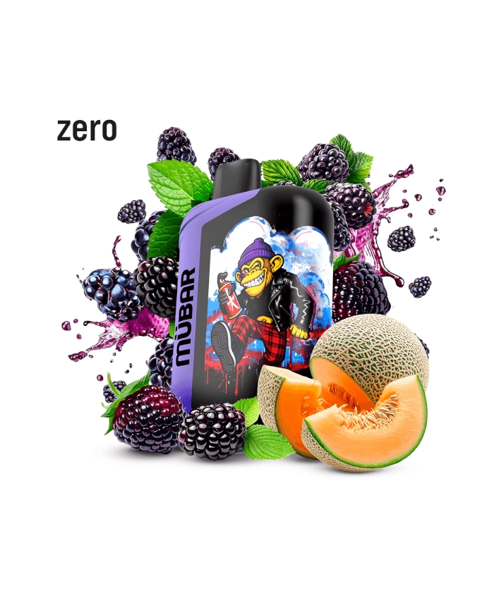 Mübar BLACKBERRY MELON MINT ICE ZERO Eden Beast 50K Pod Desechable