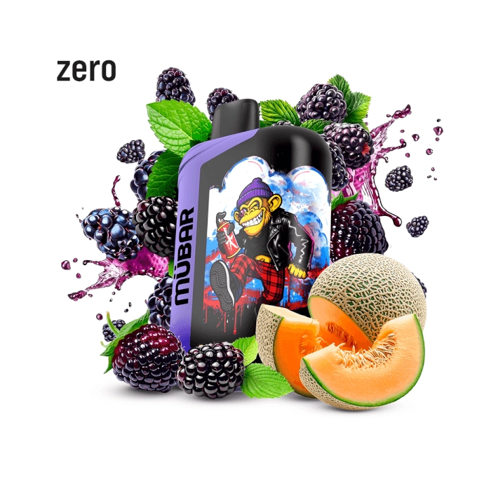 Mübar BLACKBERRY MELON MINT ICE ZERO Eden Beast 50K Pod Desechable