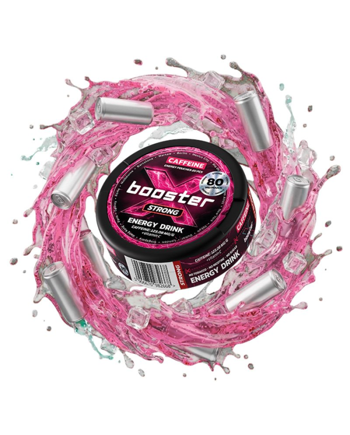 X-Booster ENERGY DRINK 80MG Caffeine Pouches