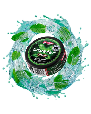 X-Booster COOL MINT 80MG Caffeine Pouches