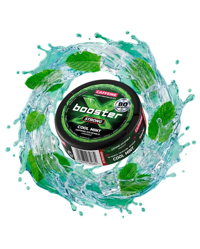 X-Booster COOL MINT 80MG Caffeine Pouches