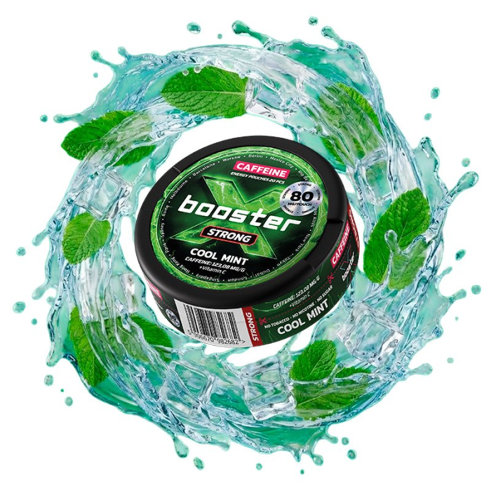 X-Booster COOL MINT 80MG Caffeine Pouches