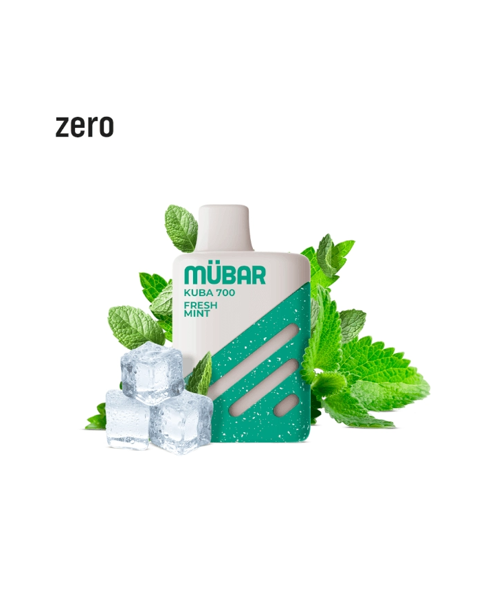 Mübar FRESH MINT ZERO Kuba 700 PUFFS Pod Desechable
