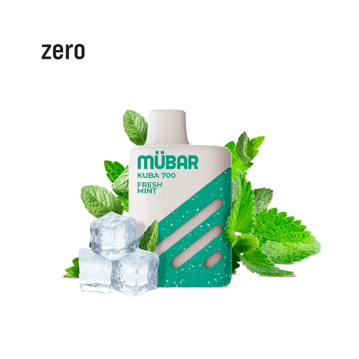 Mübar FRESH MINT ZERO Kuba 700 PUFFS Pod Desechable
