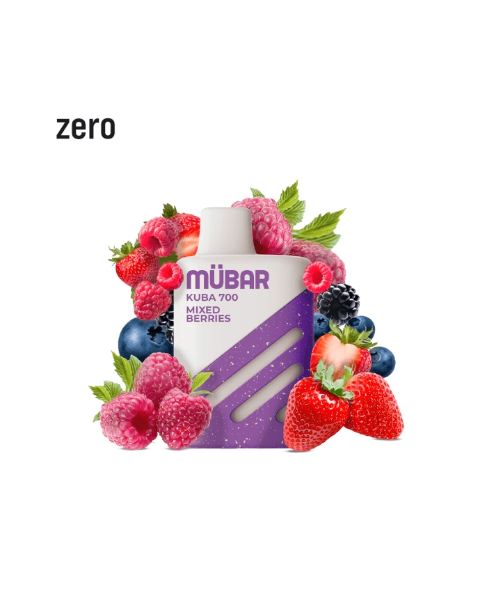 Mübar MIXED BERRIES ZERO Kuba 700 PUFFS Pod Desechable