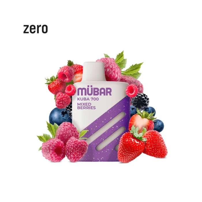 Mübar MIXED BERRIES ZERO Kuba 700 PUFFS Pod Desechable