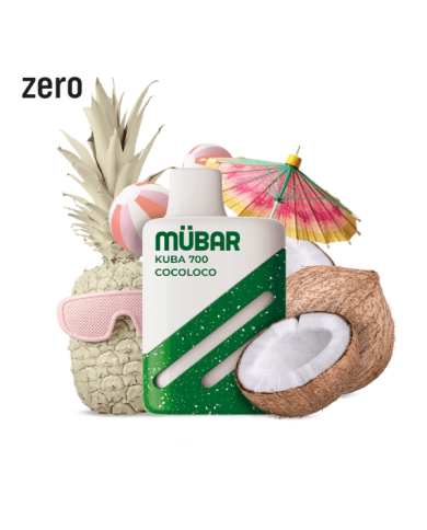 Mübar COCOLOCO ZERO Kuba 700 PUFFS Pod Desechable