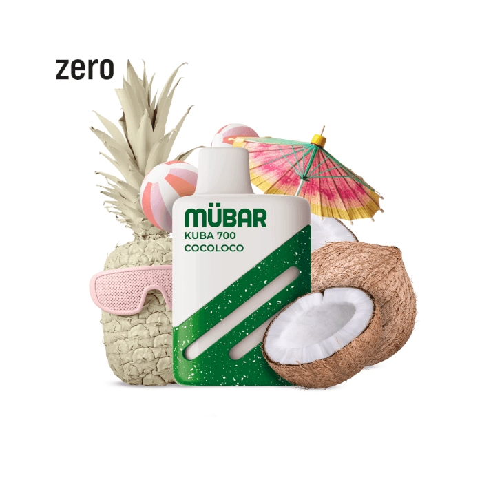 Mübar COCOLOCO ZERO Kuba 700 PUFFS Pod Desechable