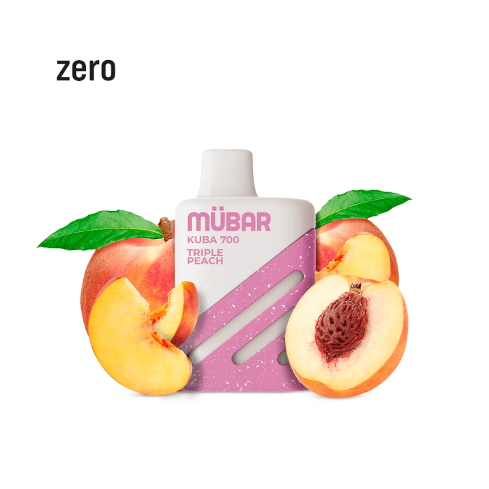 Mübar TRIPLE PEACH ZERO Kuba 700 PUFFS Pod Desechable
