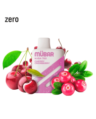Mübar CHERRY CRANBERRY ZERO Kuba 700 PUFFS Pod Desechable