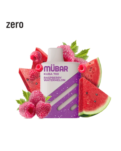 Mübar RASPBERRY WATERMELON ZERO Kuba 700 PUFFS Pod Desechable