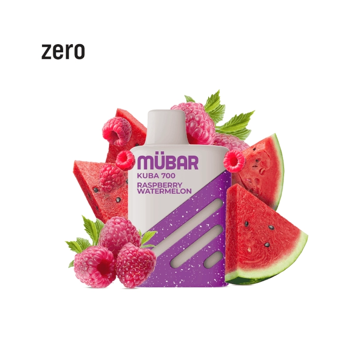 Mübar RASPBERRY WATERMELON ZERO Kuba 700 PUFFS Pod Desechable