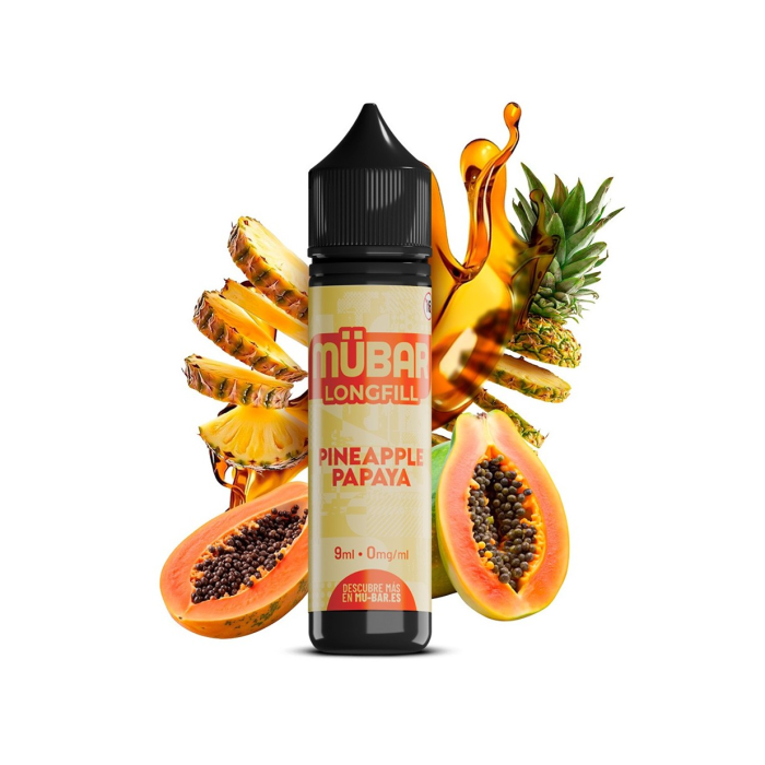 Longfill PINEAPPLE PAPAYA 9ML. Mübar