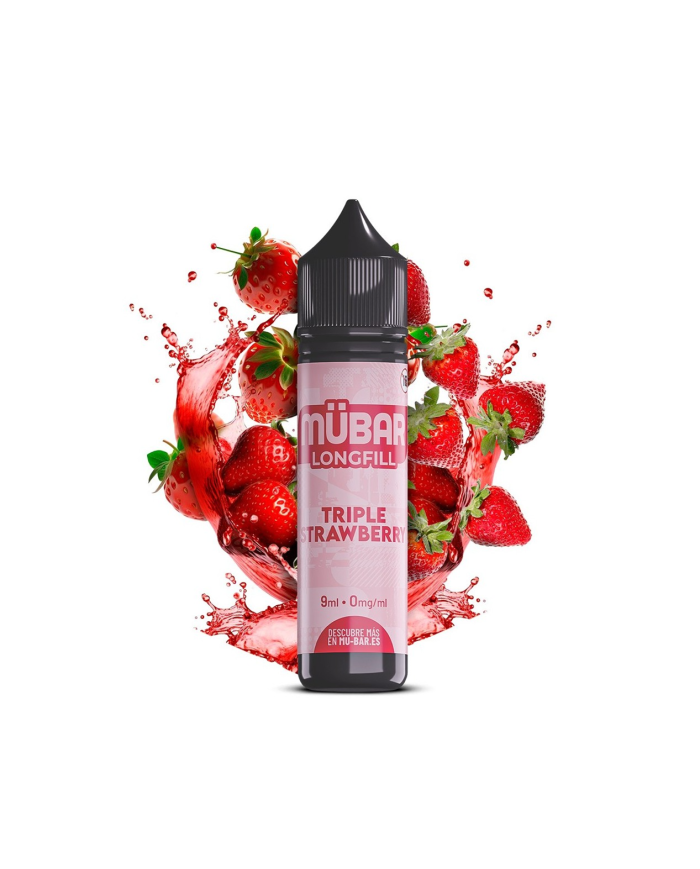 Longfill TRIPLE STRAWBERRY 9ML. Mübar