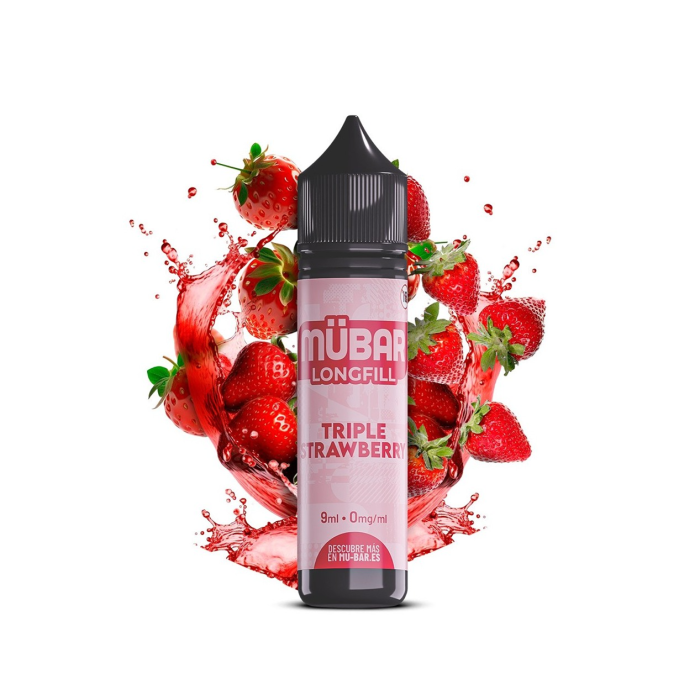 Longfill TRIPLE STRAWBERRY 9ML. Mübar