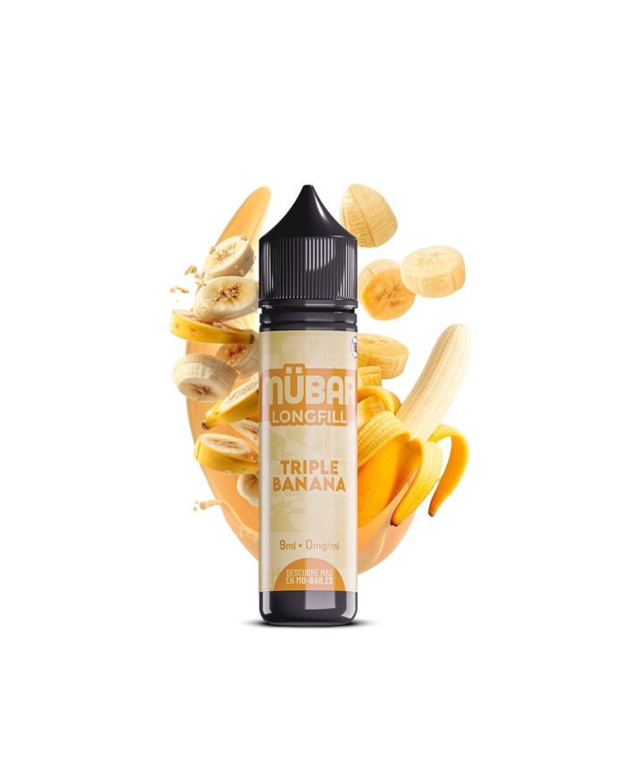 Longfill TRIPLE BANANA 9ML. Mübar