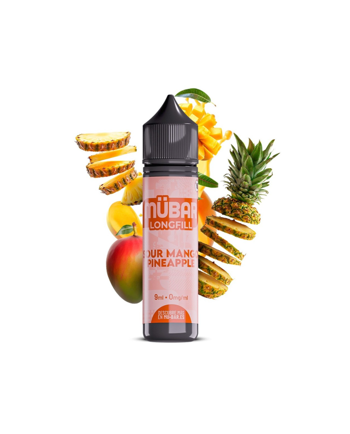 Longfill SOUR MANGO PINEAPPLE 9ML. Mübar