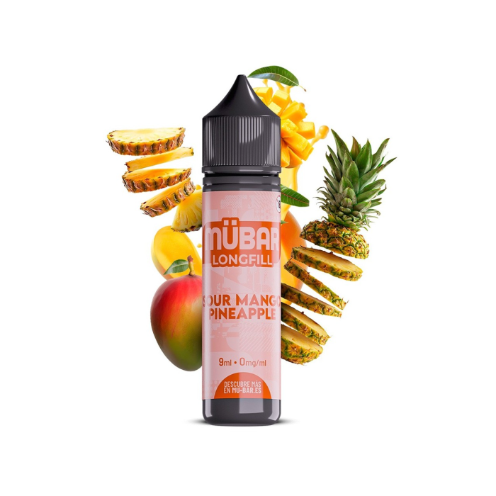 Longfill SOUR MANGO PINEAPPLE 9ML. Mübar