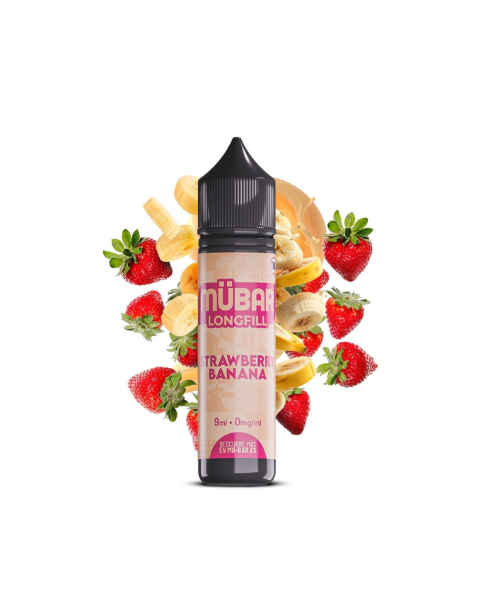 Longfill STRAWBERRY BANANA 9ML. Mübar