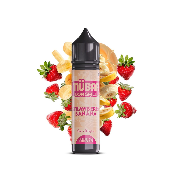 Longfill STRAWBERRY BANANA 9ML. Mübar