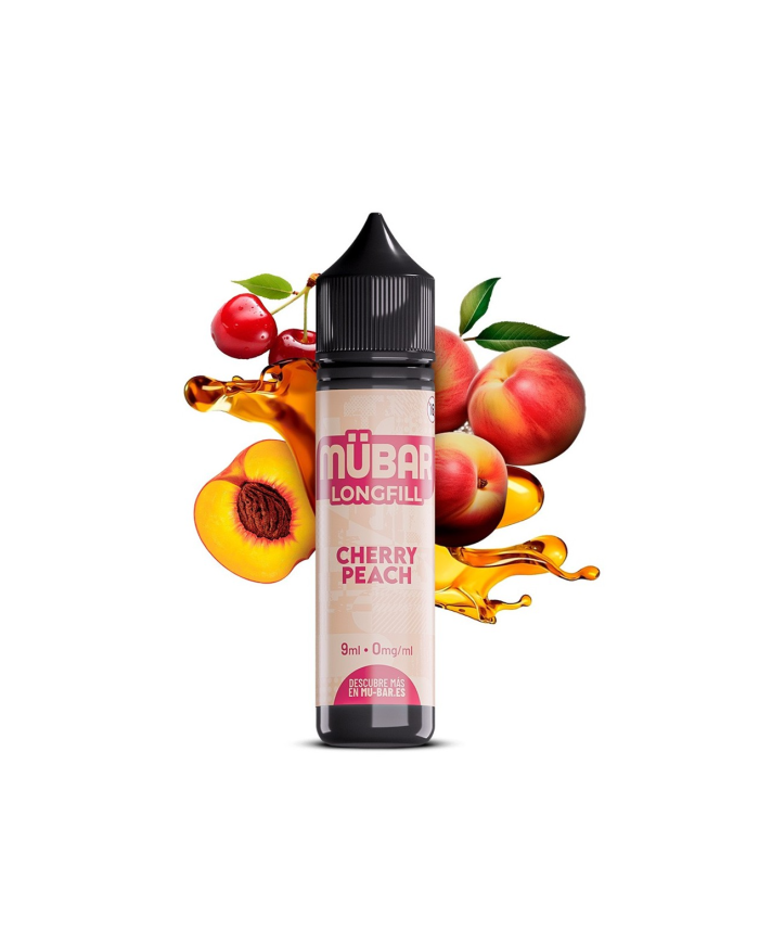 Longfill CHERRY PEACH 9ML. Mübar