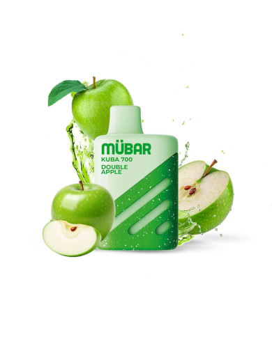 Mübar DOUBLE APPLE Kuba 700 PUFFS Pod Desechable