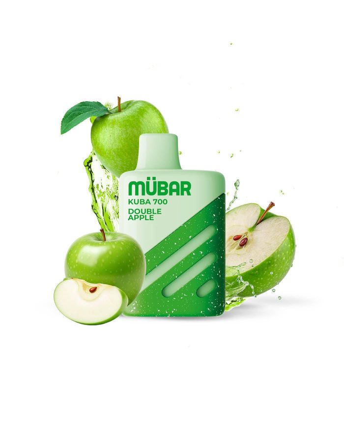 Mübar DOUBLE APPLE Kuba 700 PUFFS Pod Desechable