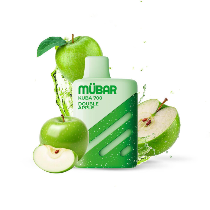 Mübar DOUBLE APPLE Kuba 700 PUFFS Pod Desechable