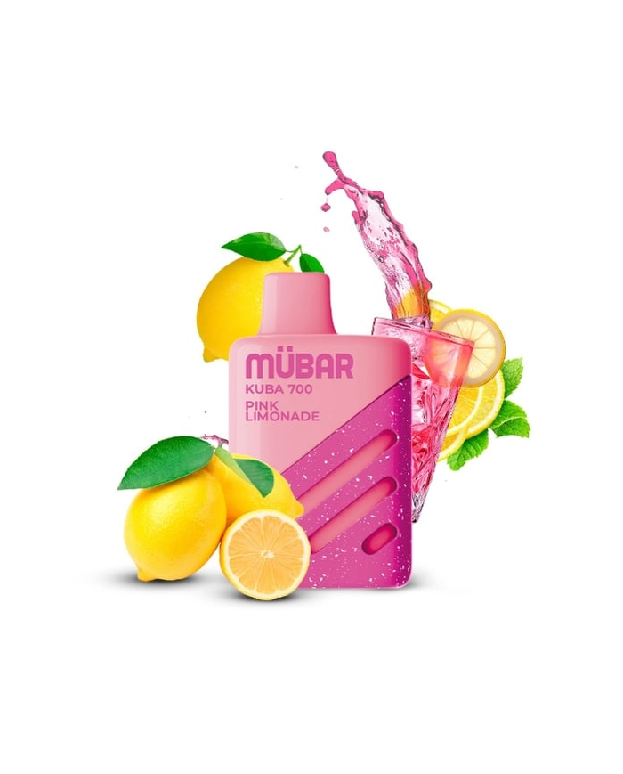Mübar PINK LEMONADE Kuba 700 PUFFS Pod Desechable
