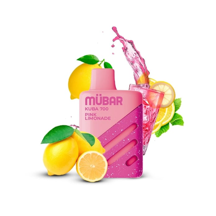 Mübar PINK LEMONADE Kuba 700 PUFFS Pod Desechable
