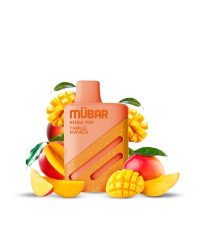 Mübar TRIPLE MANGO Kuba 700 PUFFS Pod Desechable