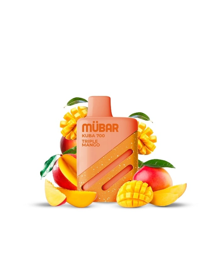 Mübar TRIPLE MANGO Kuba 700 PUFFS Pod Desechable