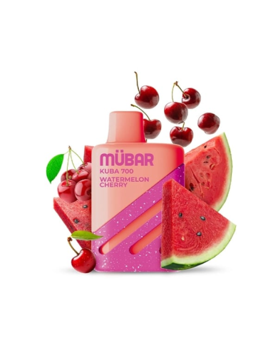 Mübar WATERMELON CHERRY Kuba 700 PUFFS Pod Desechable