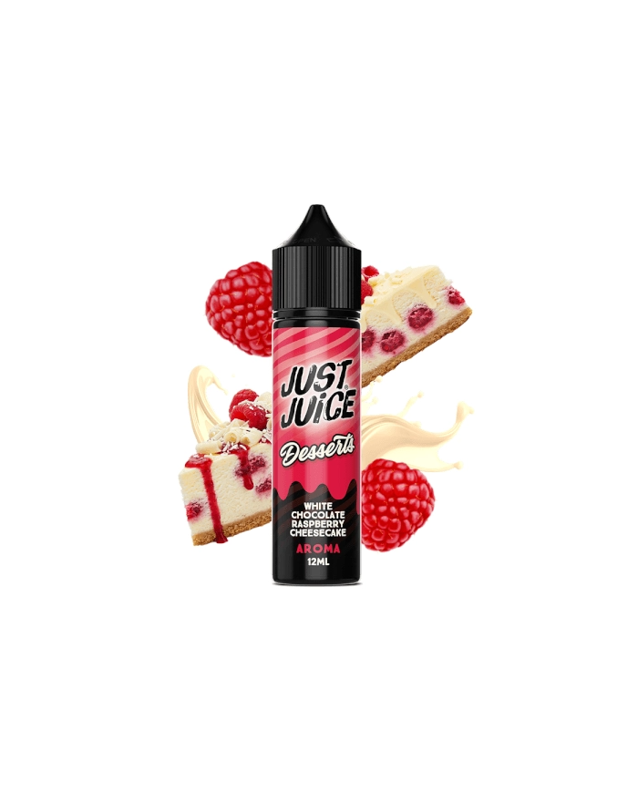 Longfill WHITE CHOCOLATE RASPBERRY CHEESECAKE DESSERTS Just Juice