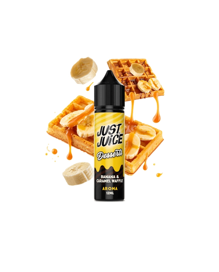 Longfill BANANA CARAMEL WAFFLE DESSERTS Just Juice