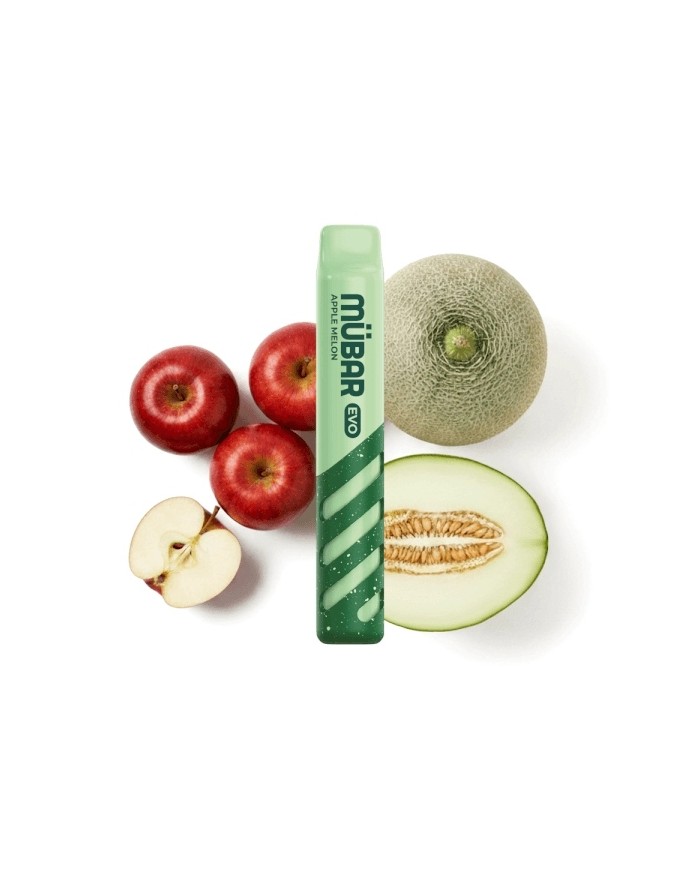 Mübar APPLE MELON Evo 800 PUFFS Pod Desechable